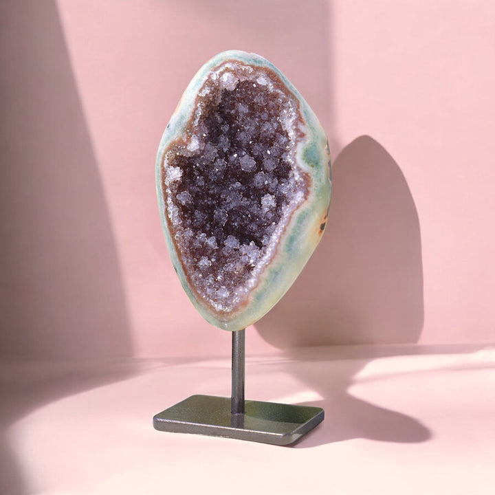 'BLOOM' Natural Amethyst on Stand