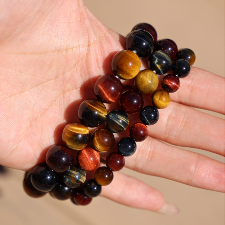 'Bolt'  Rainbow Tiger's Eye Bracelet