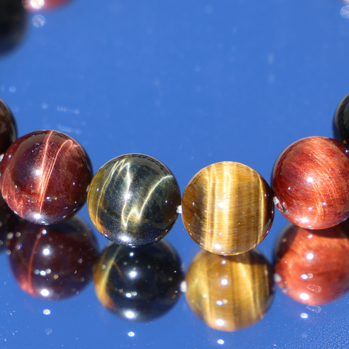 'Bolt'  Rainbow Tiger's Eye Bracelet