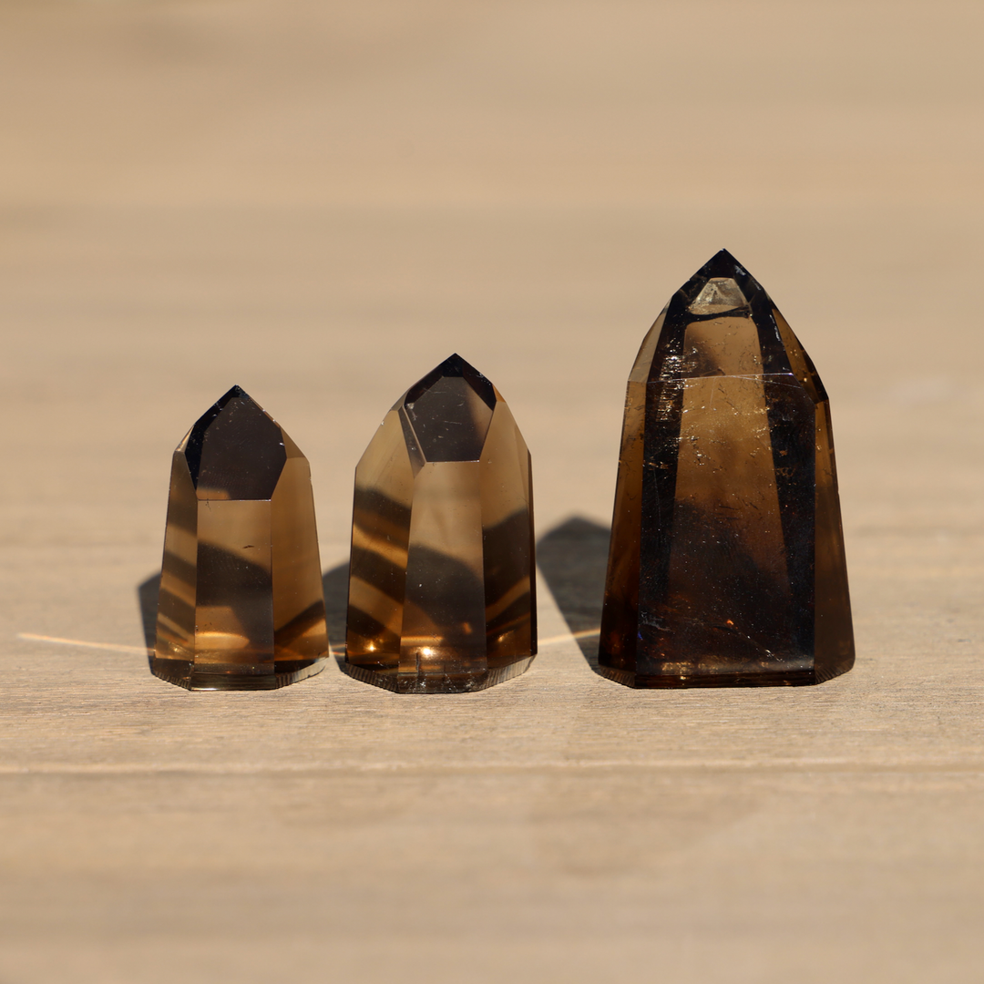 Citrinated Smoky Quartz Tower