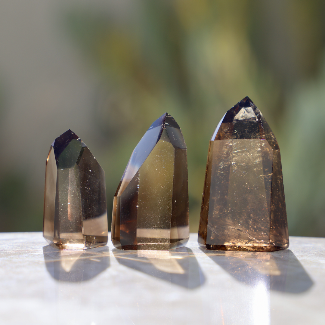 Citrinated Smoky Quartz Tower