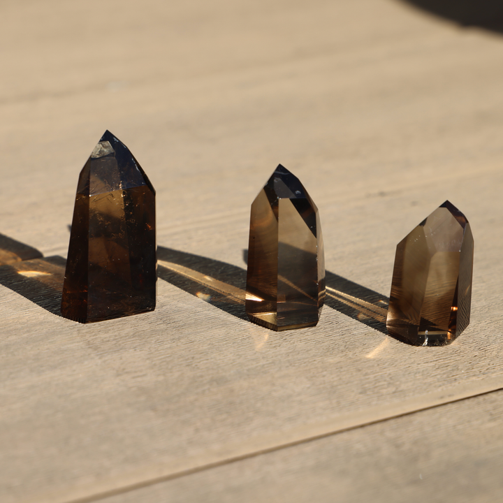 Citrinated Smoky Quartz Tower