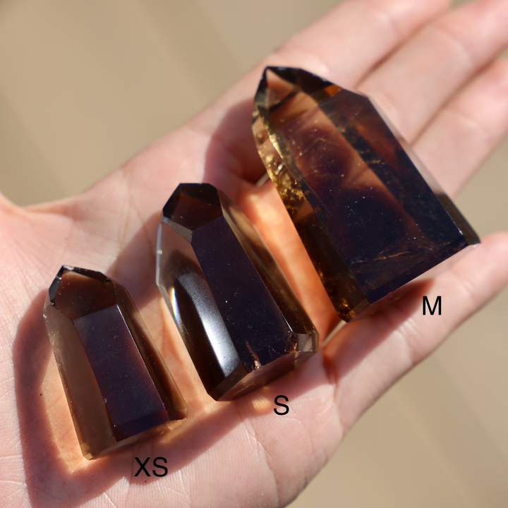 Citrinated Smoky Quartz Tower