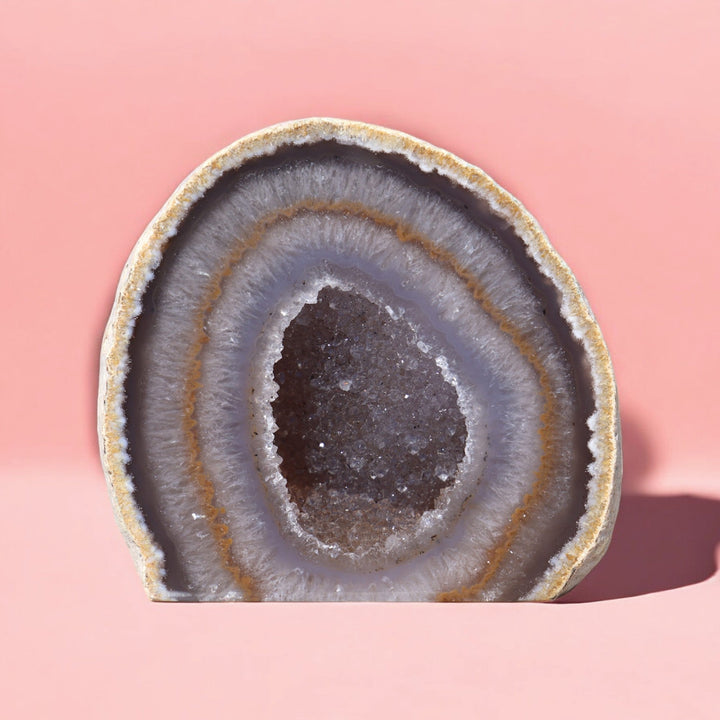 Druzy Agate Cut Base - S