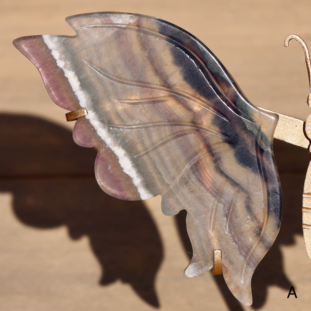 Fluorite Butterfly on Stand