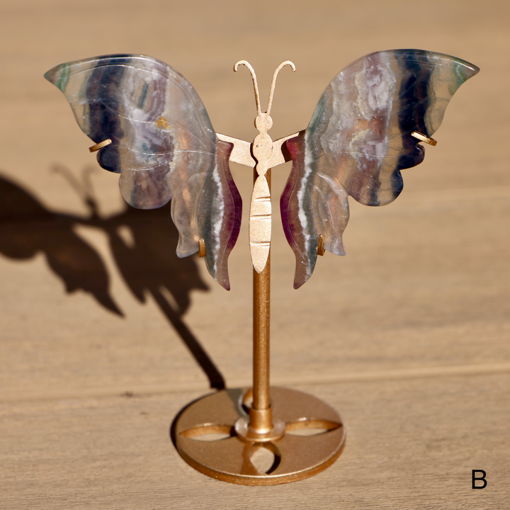 Fluorite Butterfly on Stand