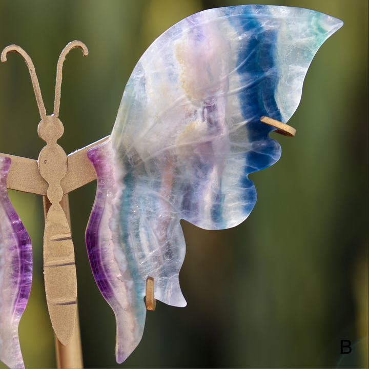 Fluorite Butterfly on Stand