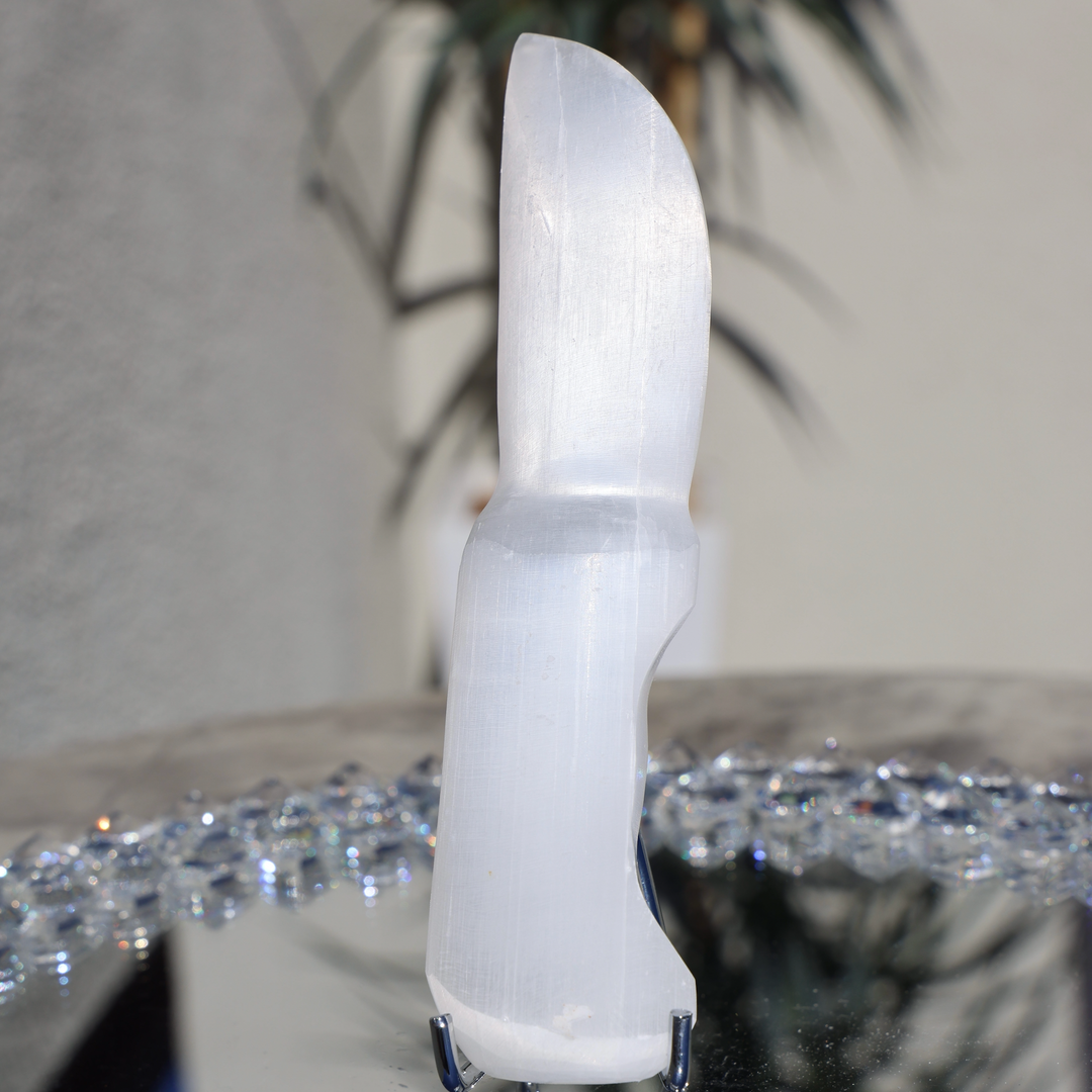 Selenite Crystal Knife