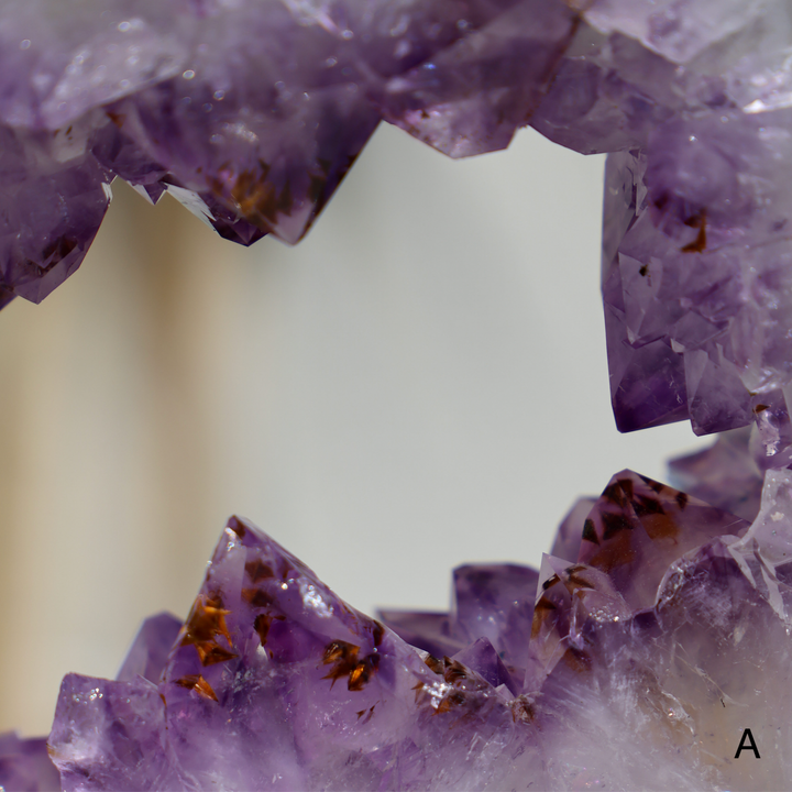 'Heartlight' Amethyst Heart Portal on Stand - L/XL