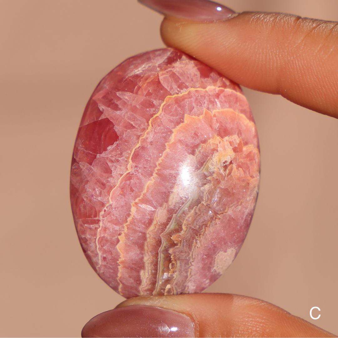 High Quality Rhodochrosite Tumble Stone