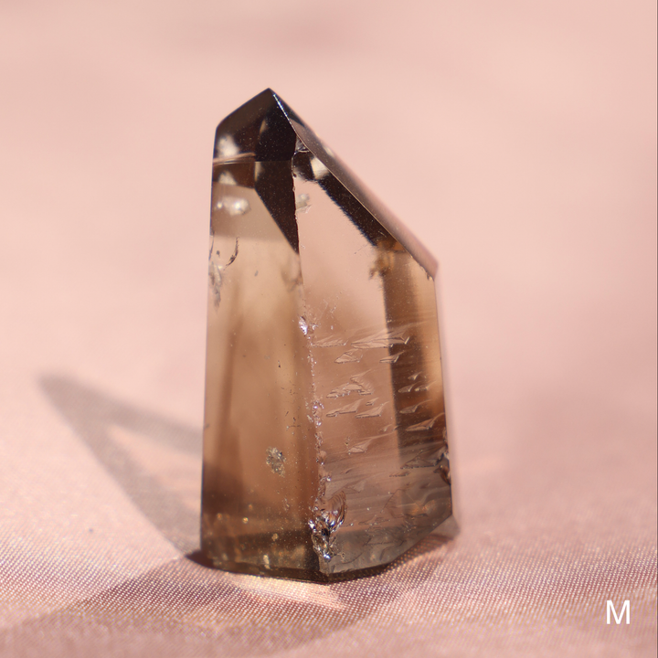 High Quality Smoky Lemurian Quartz Tower