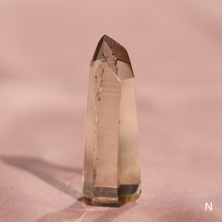 High Quality Smoky Lemurian Quartz Tower