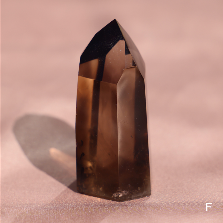 High Quality Smoky Lemurian Quartz Tower