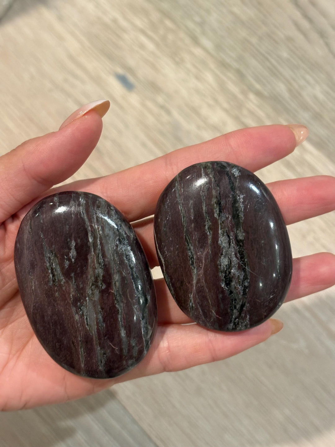 Purple Dumortierite Palm Stone