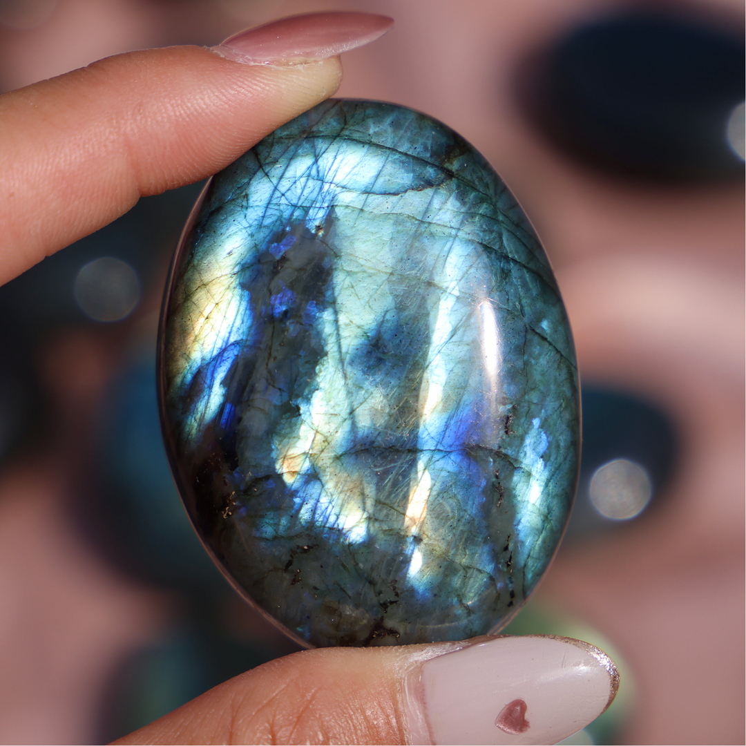 Labradorite Palm Stone