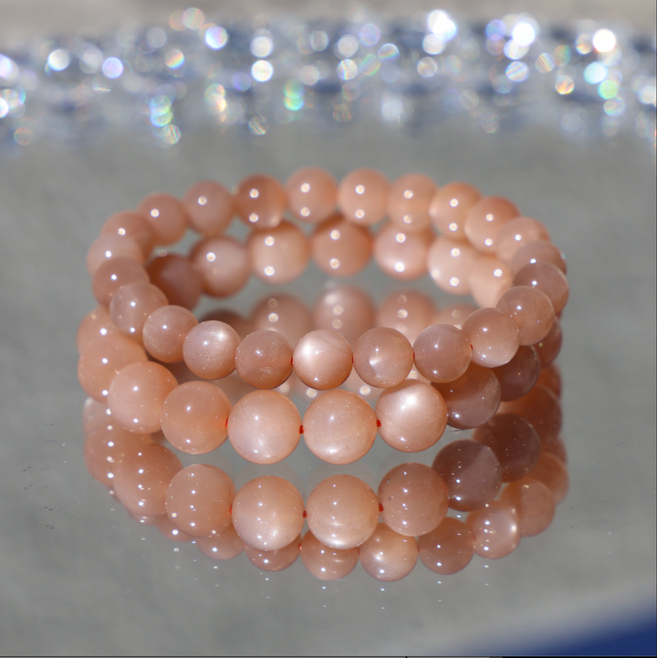 Orange Moonstone Bracelet