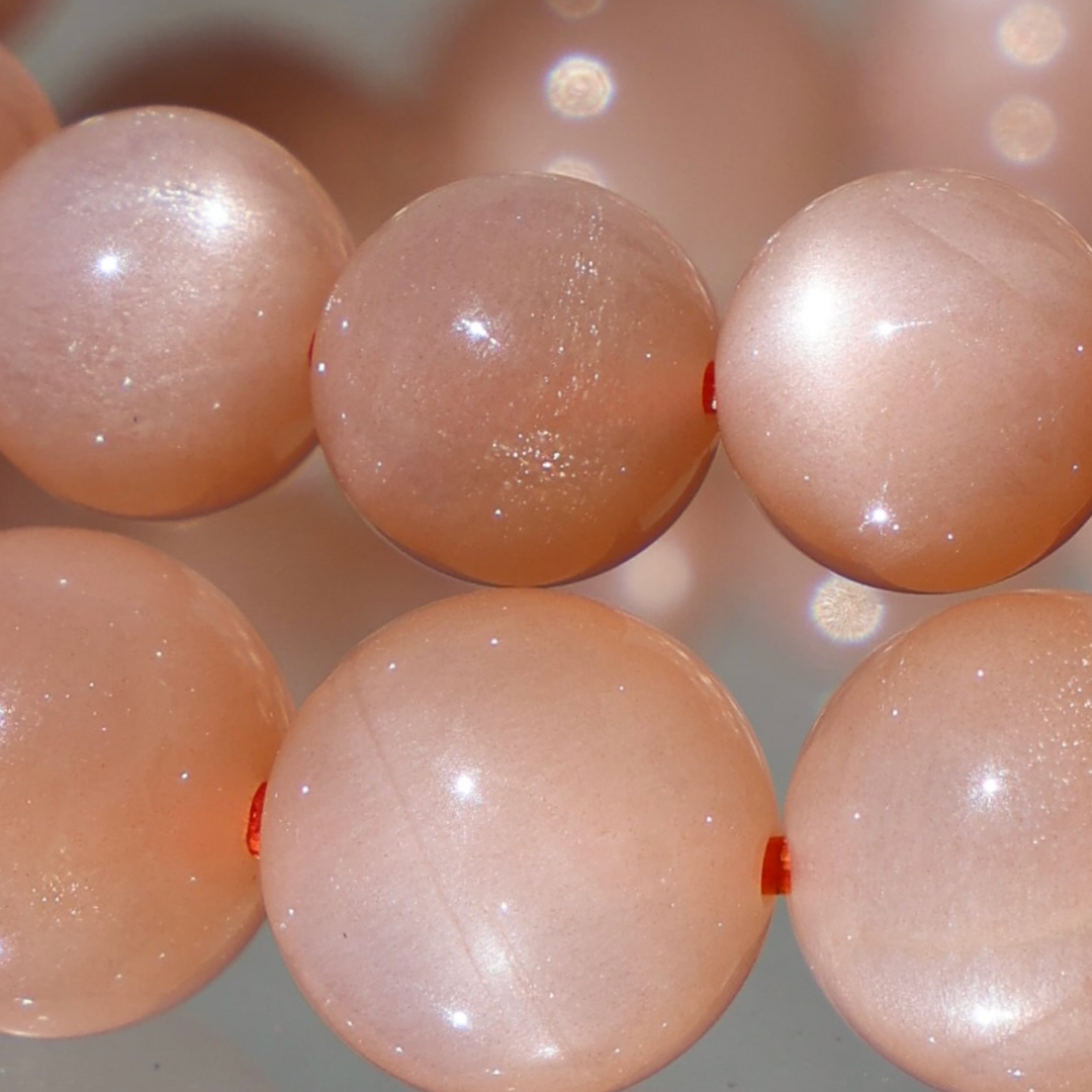 Orange Moonstone Bracelet