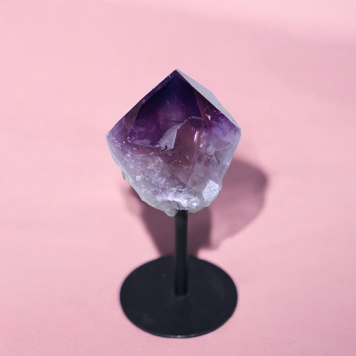 'Pinnacle' Amethyst Point on Stand