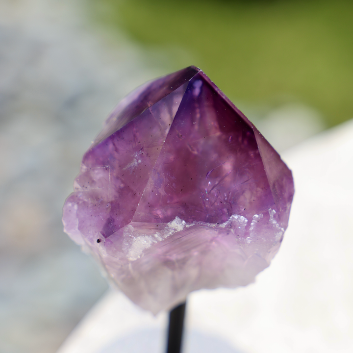 'Pinnacle' Amethyst Point on Stand