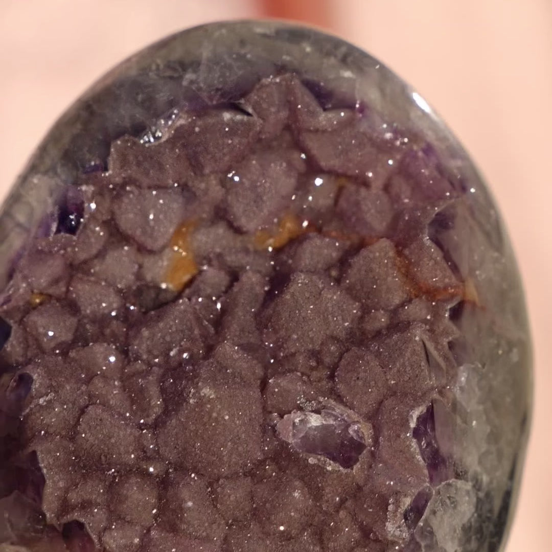 'PATCH' Bi-color Sugar Druzy Amethyst Cut Base