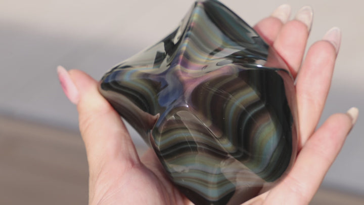 Highest Grade Rainbow Obsidian Free Form #2
