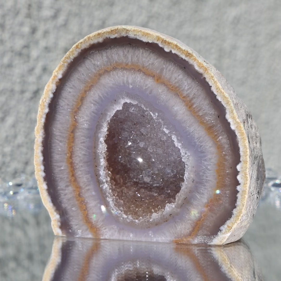 Druzy Agate Cut Base - S