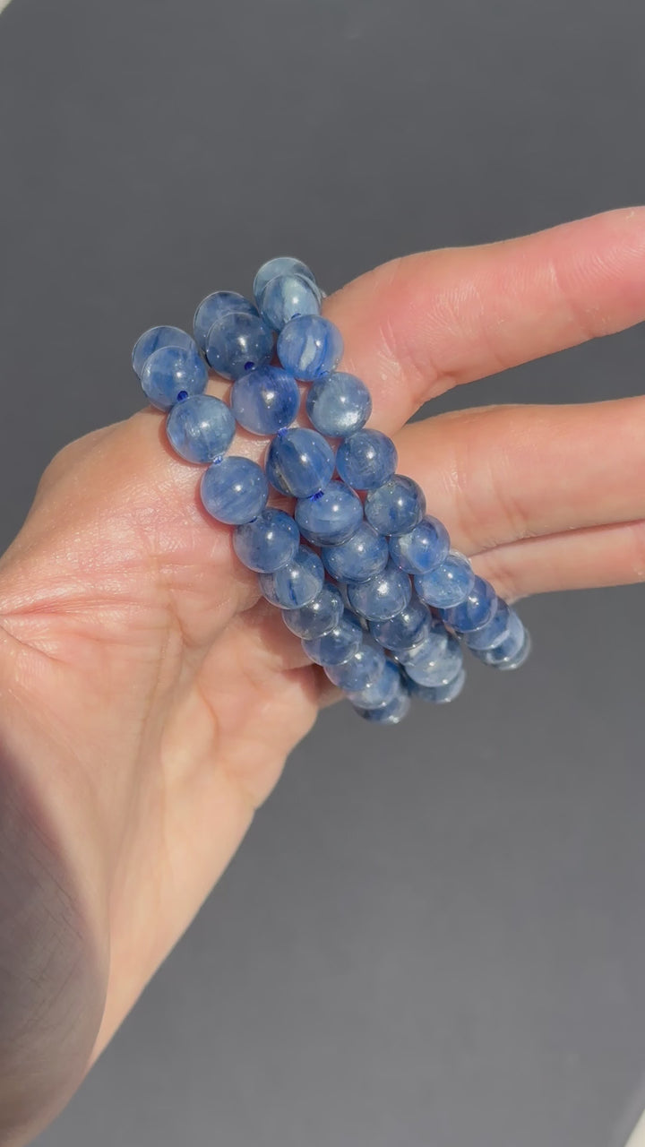 Flashy Blue Kyanite Bracelet