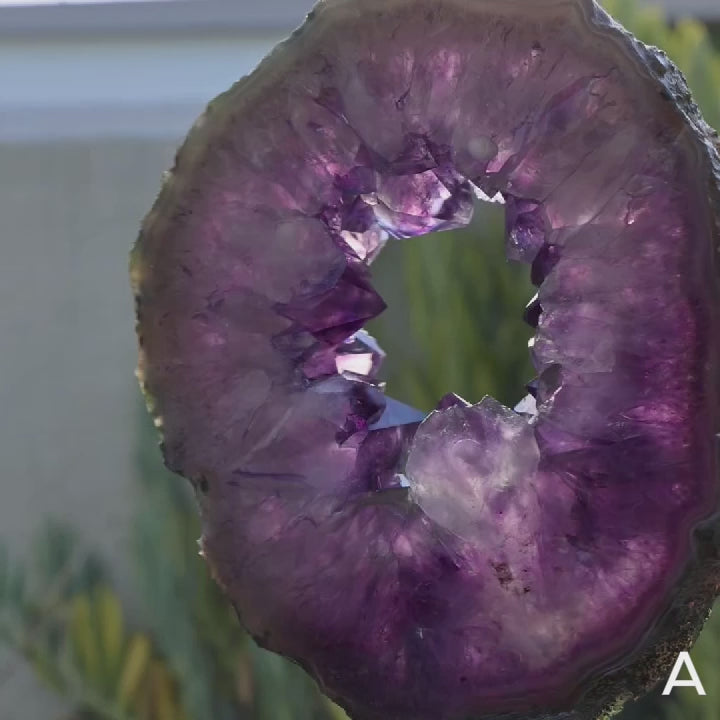 'Royal Passage' High Quality Amethyst Portal on Stand