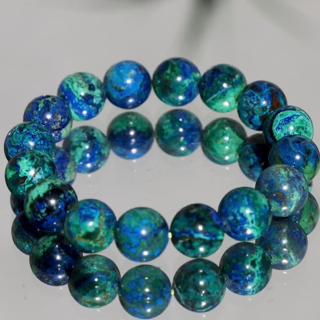 Azurite-Malachite-Chrysocolla Bracelet