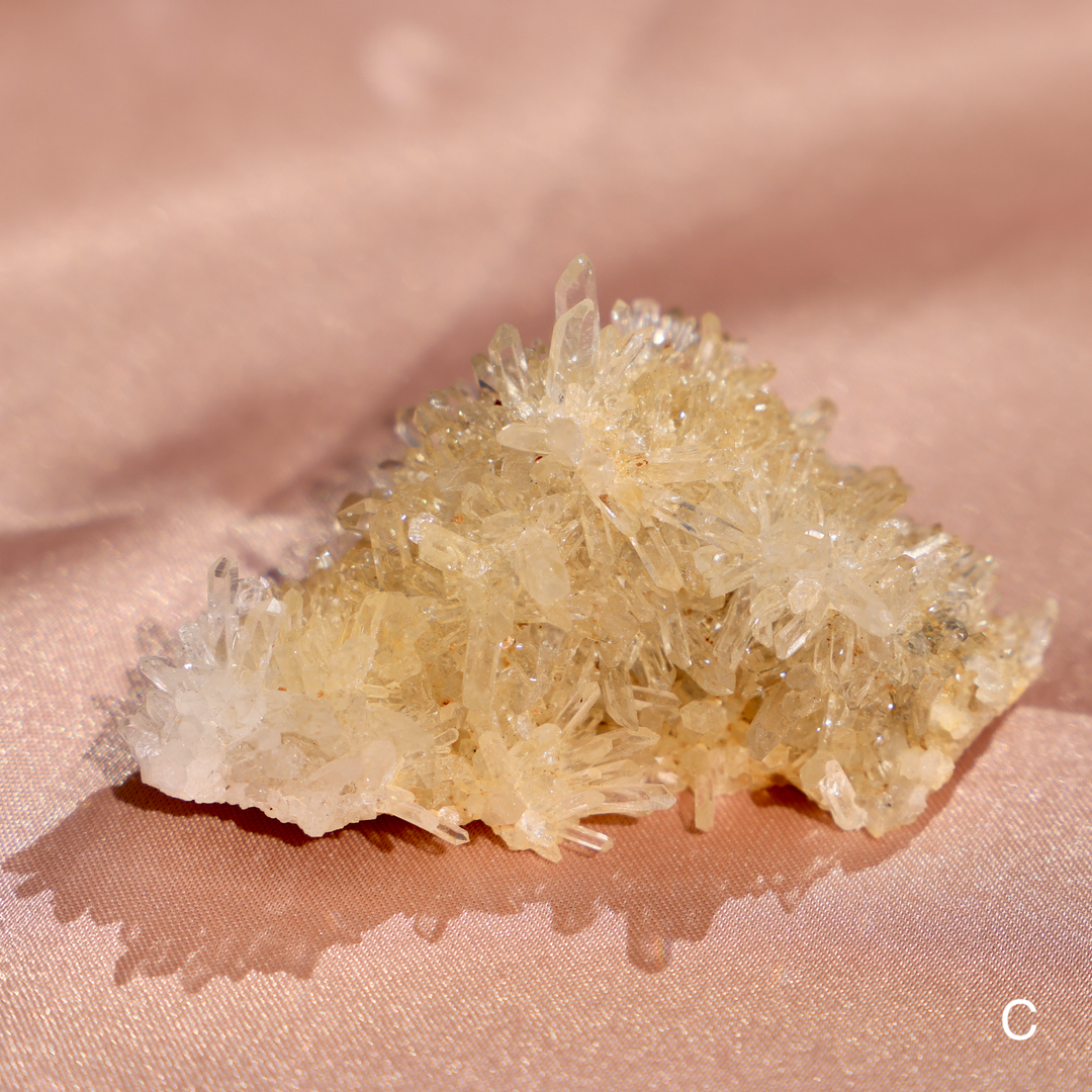 Raw Chrysanthemum Quartz Cluster