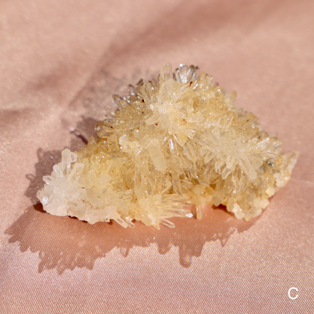 Raw Chrysanthemum Quartz Cluster