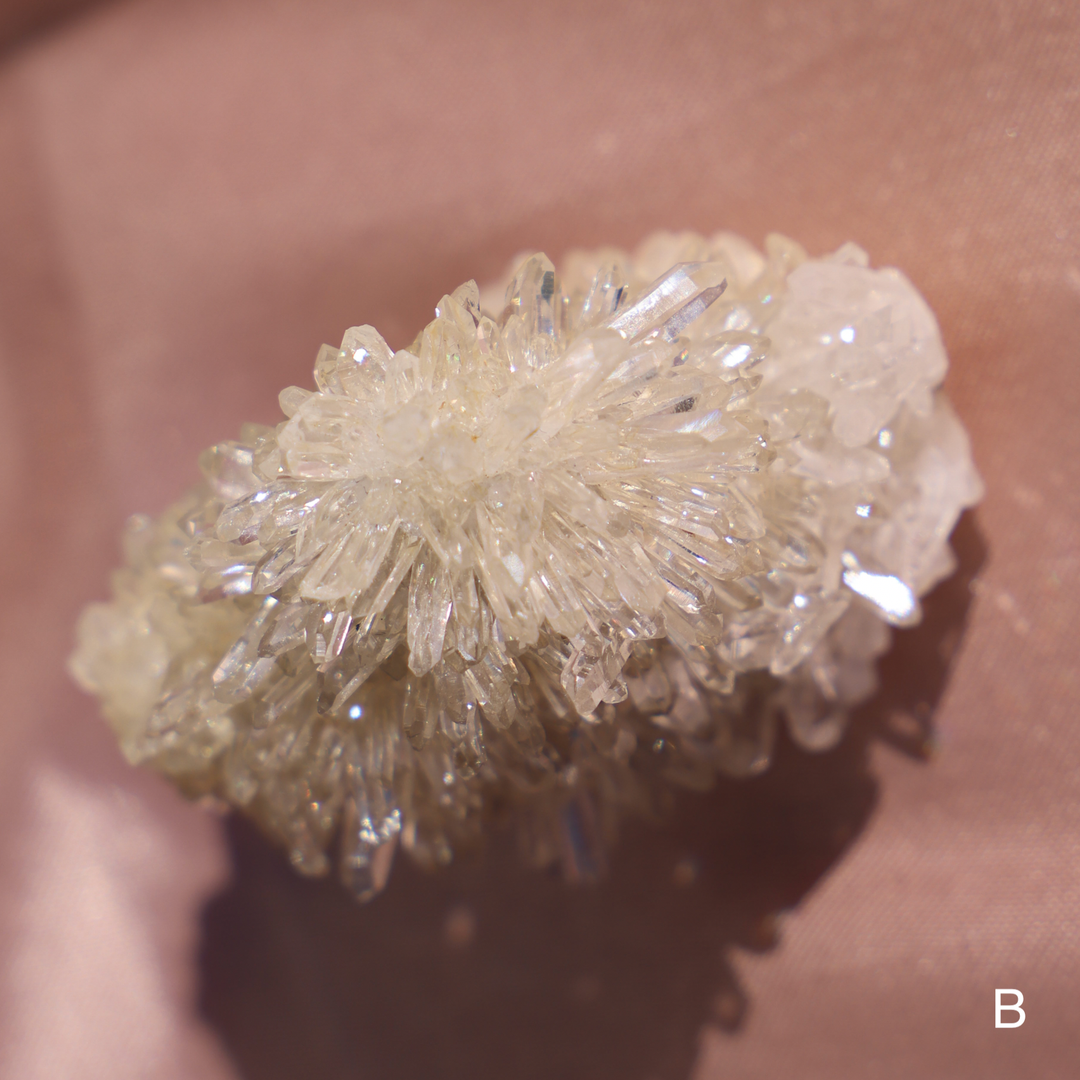 Raw Chrysanthemum Quartz Cluster