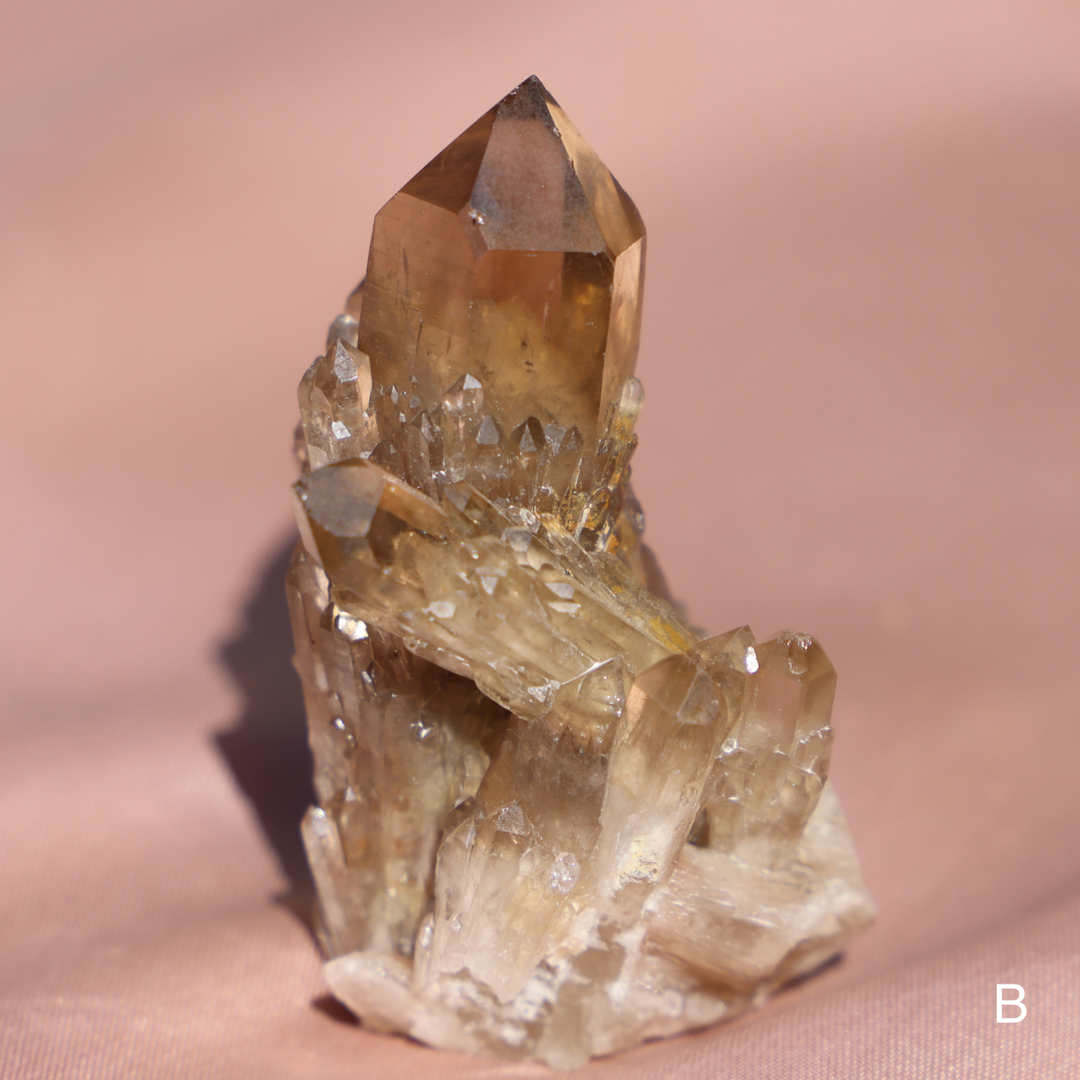 Raw Kundalini Citrine Cluster