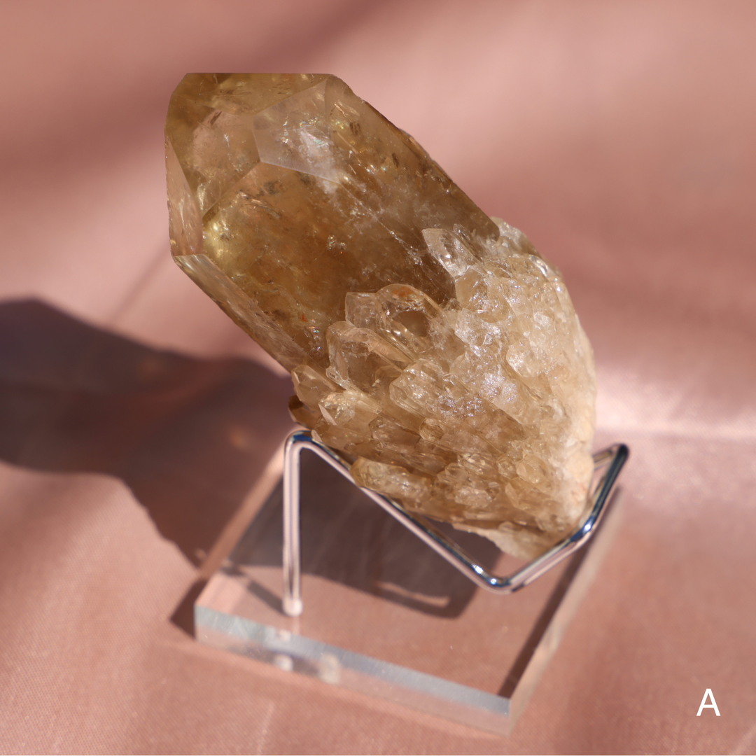 Raw Kundalini Citrine Cluster