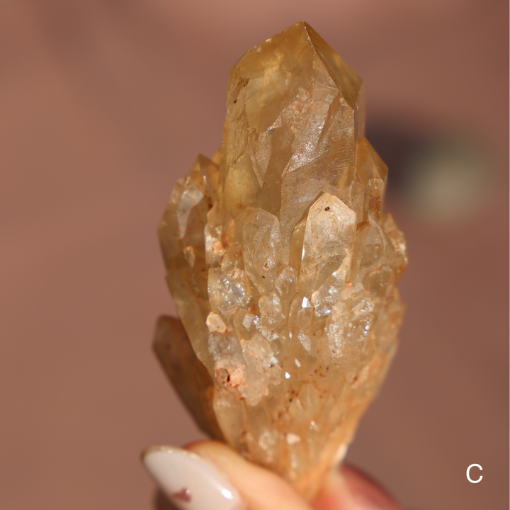 Raw Kundalini Citrine Cluster