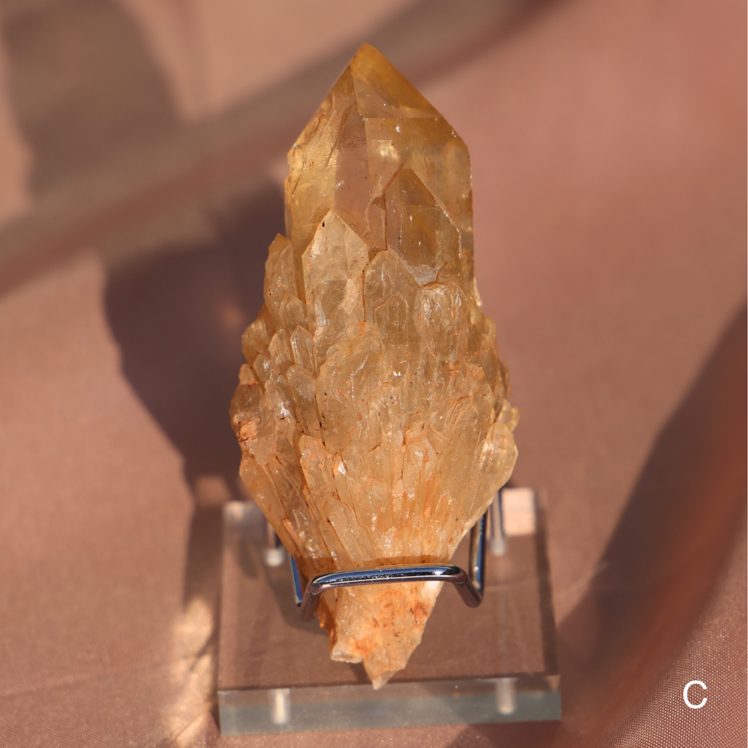 Raw Kundalini Citrine Cluster