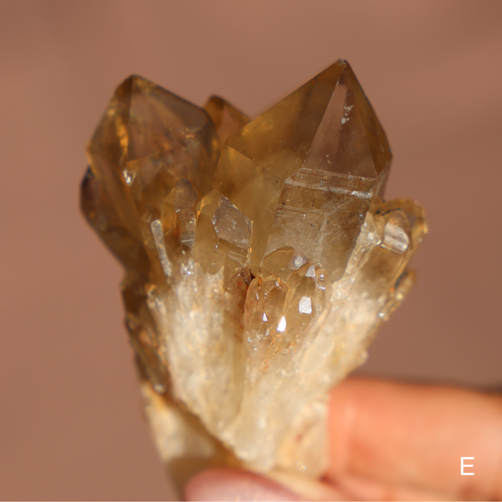 Raw Kundalini Citrine Cluster