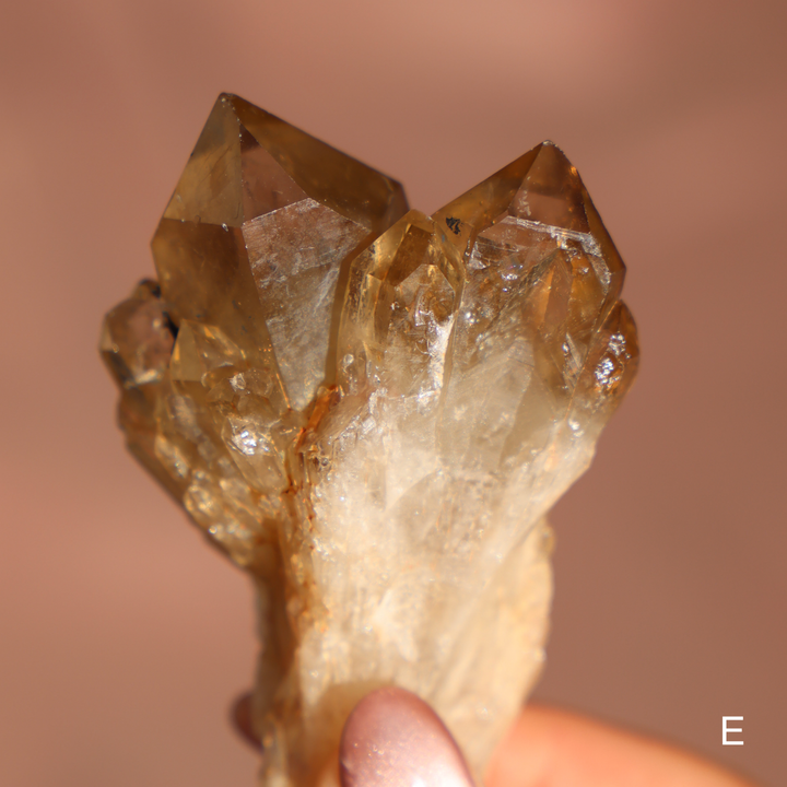 Raw Kundalini Citrine Cluster