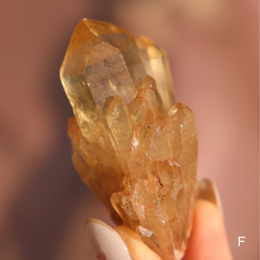 Raw Kundalini Citrine Cluster