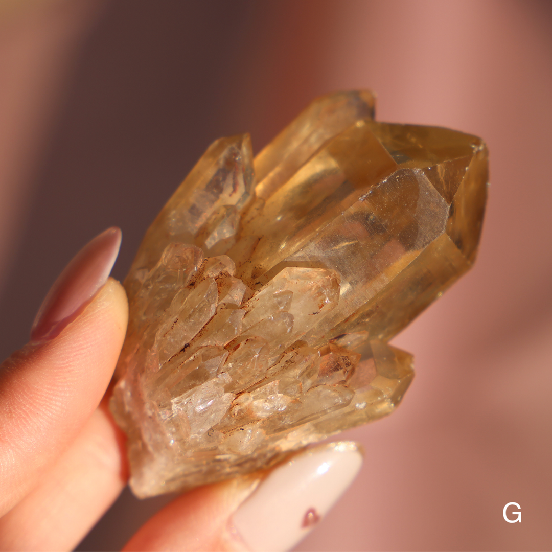 Raw Kundalini Citrine Cluster