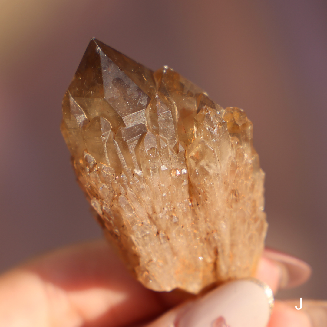 Raw Kundalini Citrine Cluster