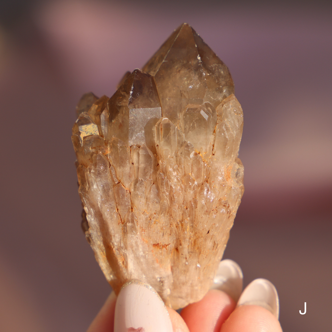 Raw Kundalini Citrine Cluster