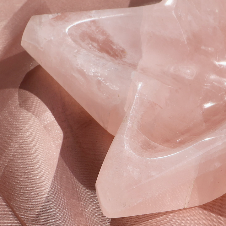 Rose Quartz Star Bowl