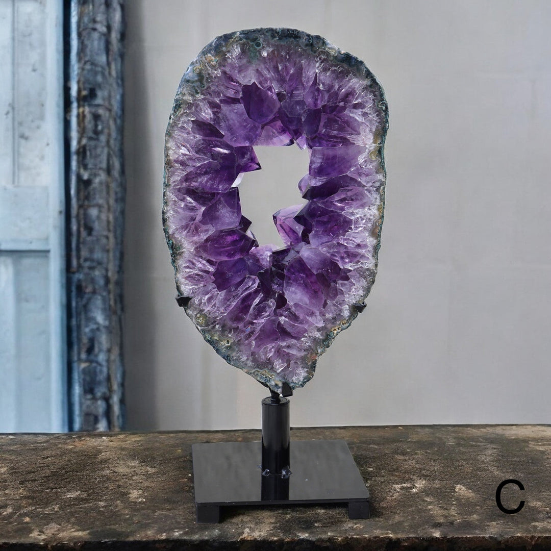 'Royal Passage' High Quality Amethyst Portal on Stand