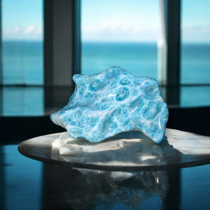 'SEAFORM' High Quality Larimar Free Form