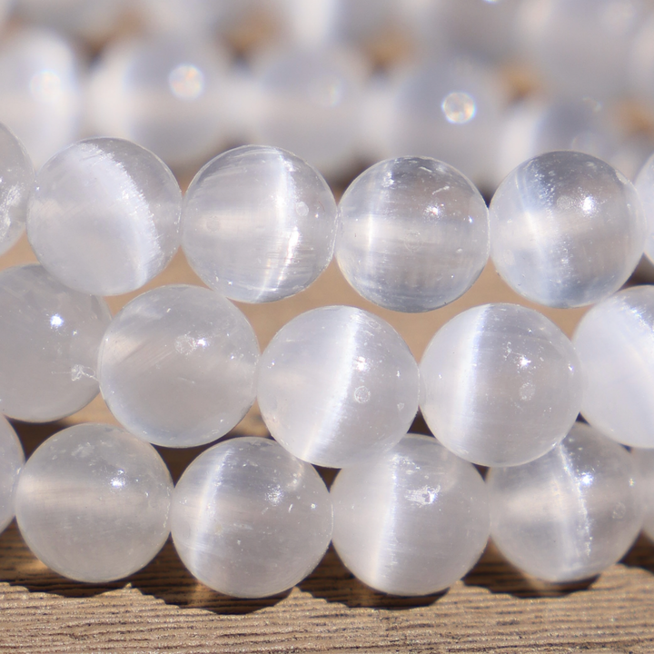 Natural Selenite Crystal Bracelet