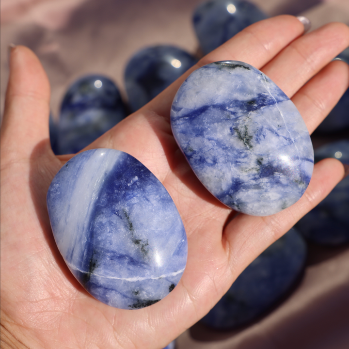 Sodalite Palm Stone