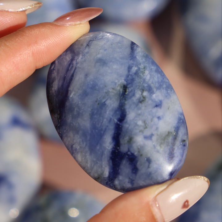 Sodalite Palm Stone