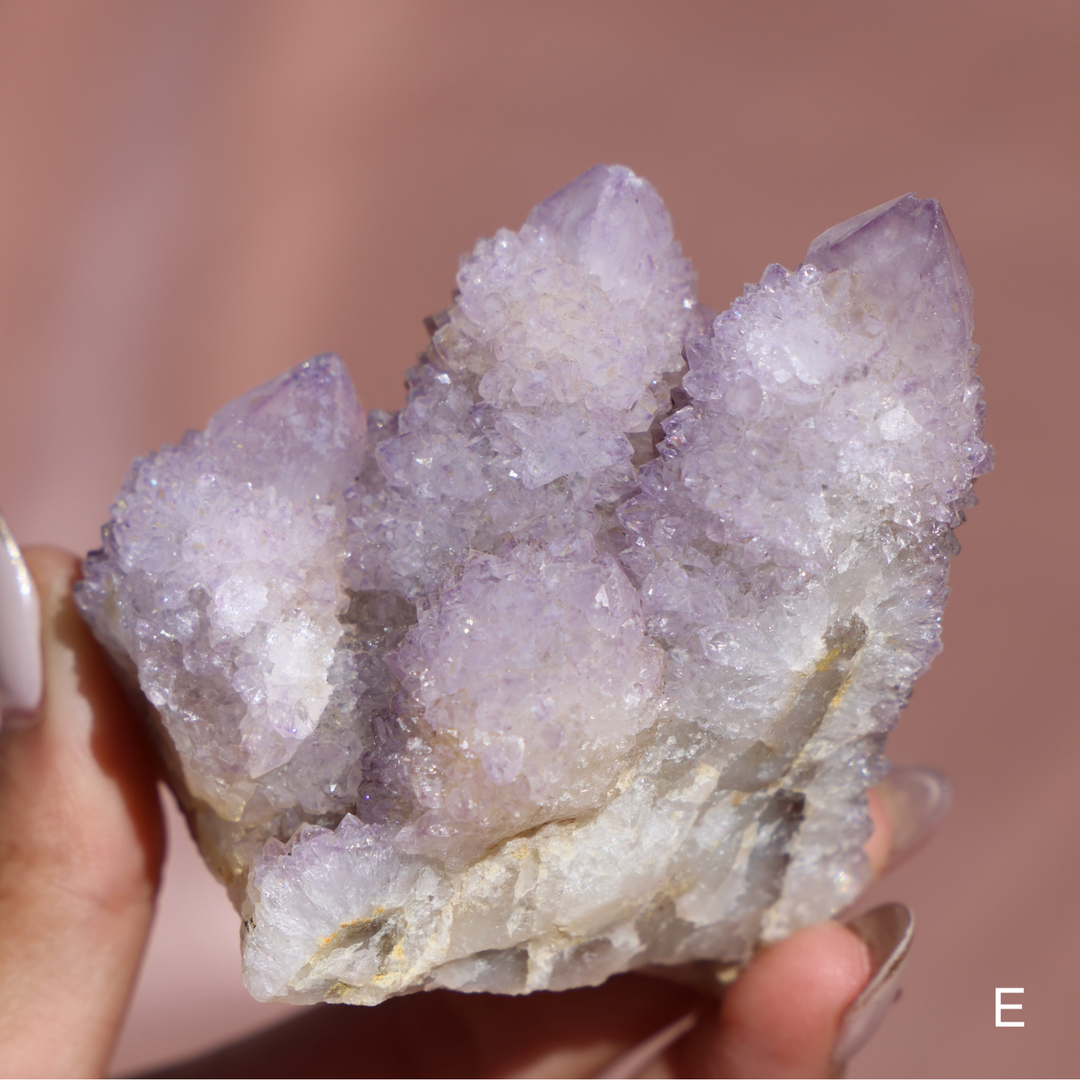 Spirit Quartz Amethyst Cluster