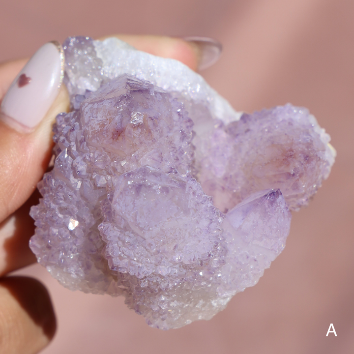 Spirit Quartz Amethyst Cluster